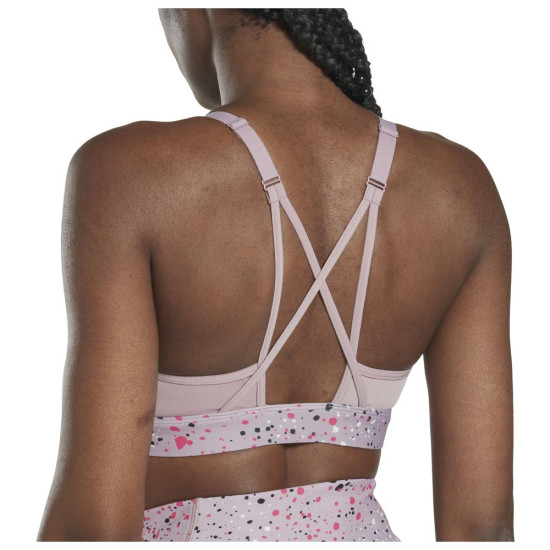 Reebok Γυναικείο μπουστάκι S Lux Strappy Bra Speckle